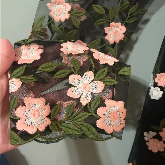 New Orla Kiely embroidered tulle Zora dress sz 4 - Picture 4 of 7